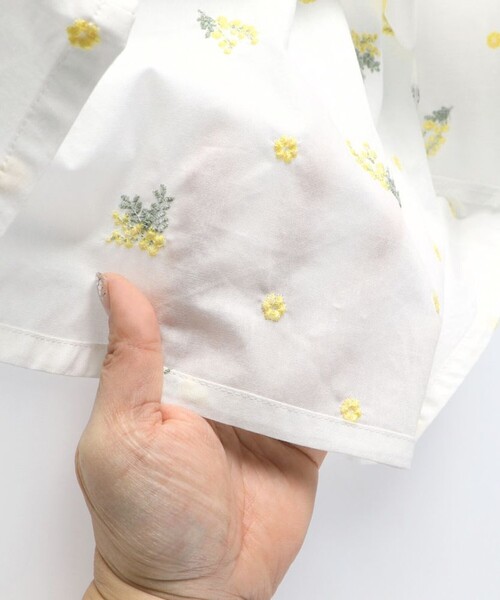「branshes」 「KIDS」半袖ブラウス 140 ブルー キッズ_画像3
