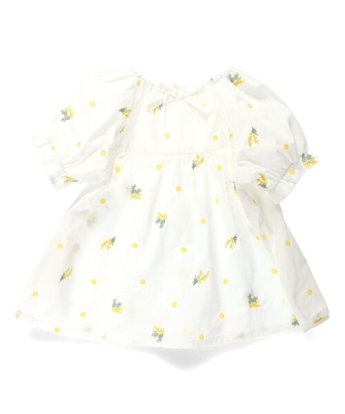 「branshes」 「KIDS」半袖ブラウス 140 ブルー キッズ_画像4