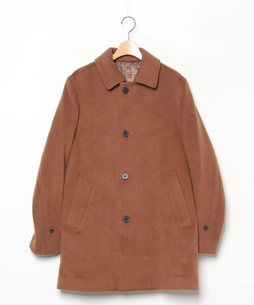 SHIPS（シップス） ステンカラーコート LARGE キャメル メンズ