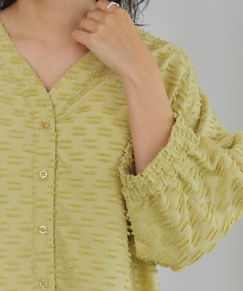 「LAVEANGE」 7分袖ワンピース 4L ブラック レディース_画像2