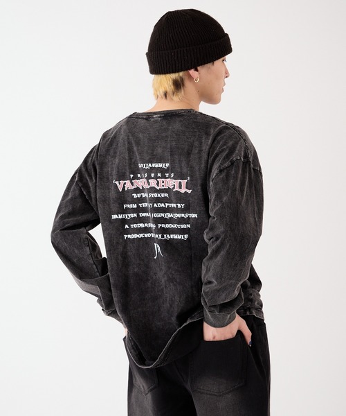 「Theater code」 長袖Tシャツ 3 ブラック メンズ_画像7
