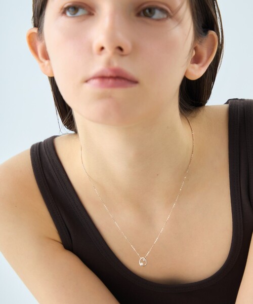 ete（エテ） ネックレス 「レイヤード」 パール/ダイヤモンド