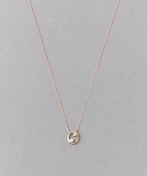 ete（エテ） ネックレス 「レイヤー」 パール/ダイヤモンド ネックレス