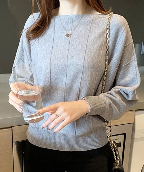 「Miniministore」 長袖ニット X-LARGE ベージュ レディース_画像3