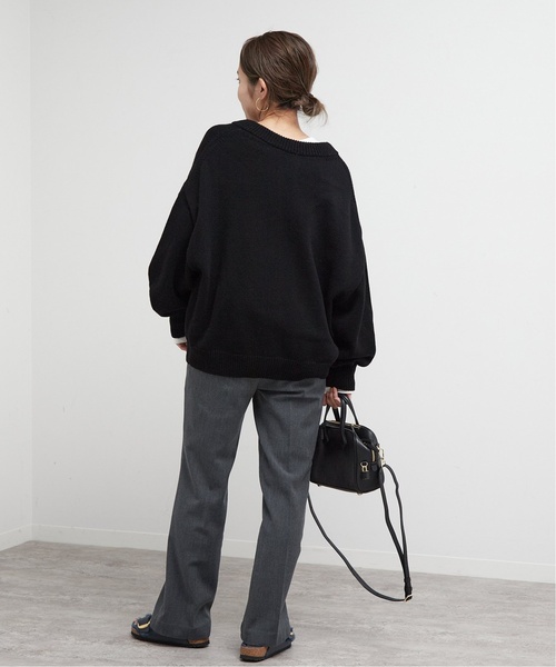 「FRAMeWORK」 パンツ 36 ネイビー レディース_画像10