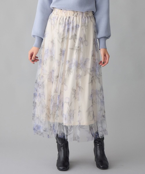 「alotta」 フレアスカート M ホワイト レディース_画像2