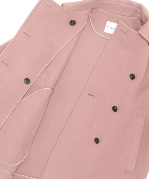 「TITE IN THE STORE」 ピーコート 38 ネイビー レディース_画像3