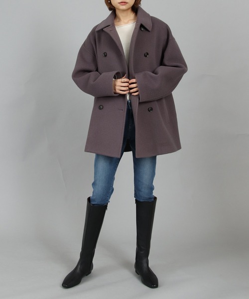「TITE IN THE STORE」 ピーコート 38 ネイビー レディース_画像7