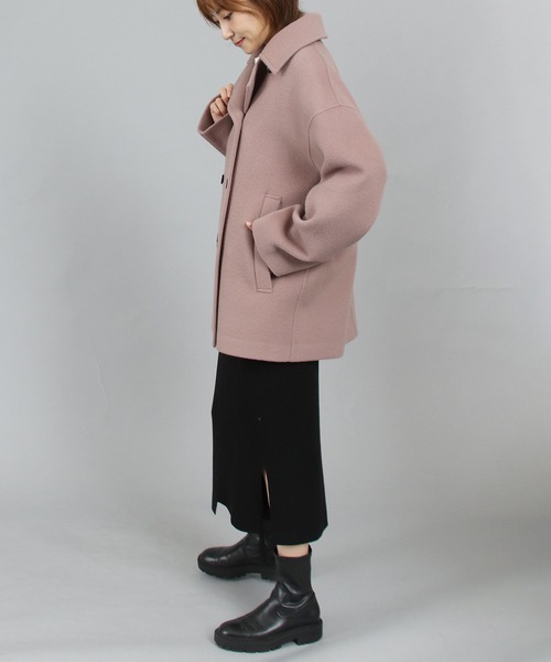 「TITE IN THE STORE」 ピーコート 38 ネイビー レディース_画像9