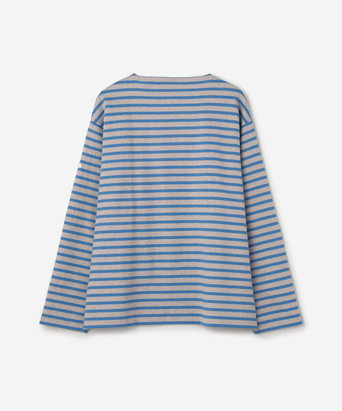 tシャツ ORCIVAL | コットンロード クルーネック ワイドフレンチバスクTシャツ MEN メンズ レディースの画像
