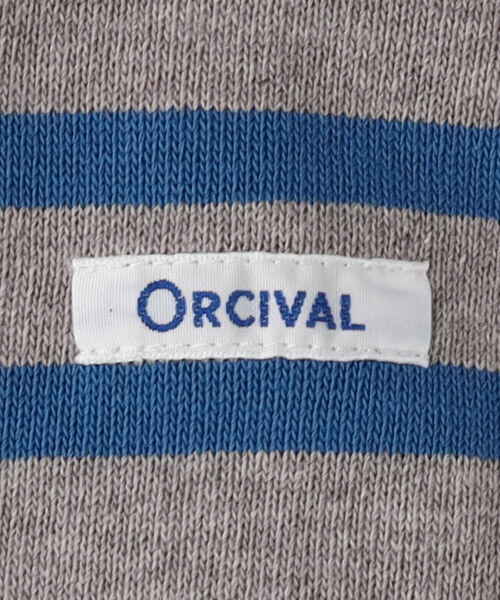 tシャツ ORCIVAL | コットンロード クルーネック ワイドフレンチバスクTシャツ MEN メンズ レディースの画像
