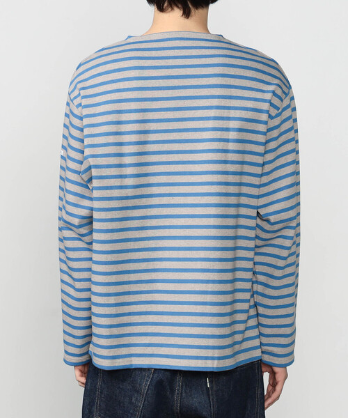tシャツ ORCIVAL | コットンロード クルーネック ワイドフレンチバスクTシャツ MEN メンズ レディースの画像