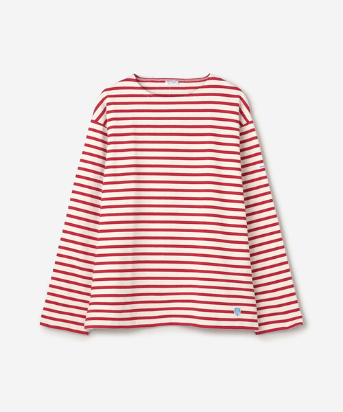 tシャツ ORCIVAL | コットンロード クルーネック ワイドフレンチバスクTシャツ MEN メンズ レディースの画像