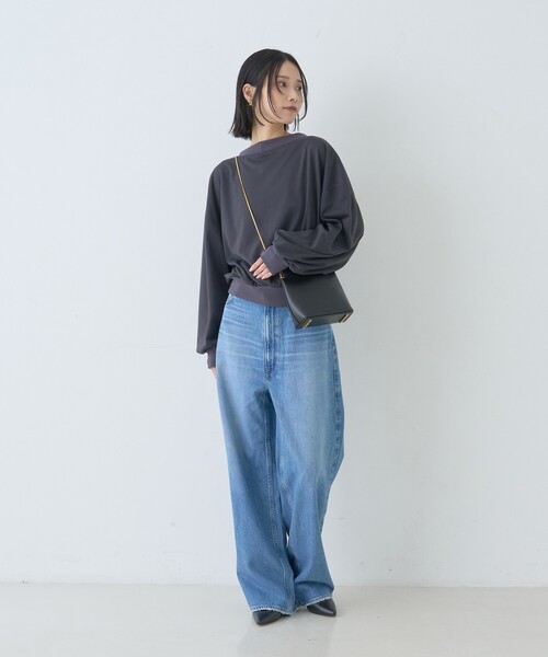 upperhights（アッパーハイツ） ワイドパンツ ジーンズ デニム デニム