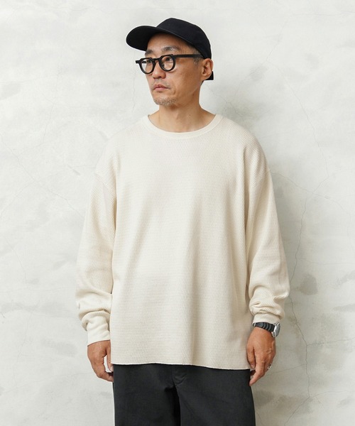 「WAIPER.inc」 長袖Tシャツ L ナチュラル メンズ_画像2