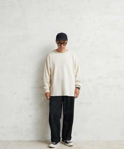 「WAIPER.inc」 長袖Tシャツ L ナチュラル メンズ_画像8