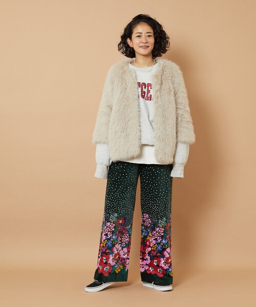 「Freada」 コート ONE SIZE ベージュ レディース_画像6