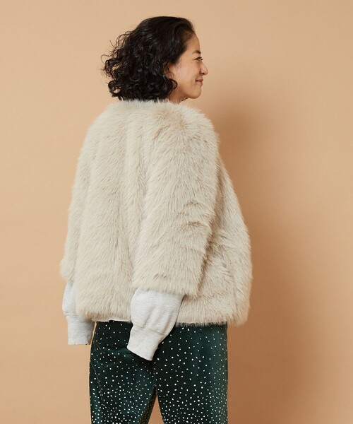 「Freada」 コート ONE SIZE ベージュ レディース_画像8
