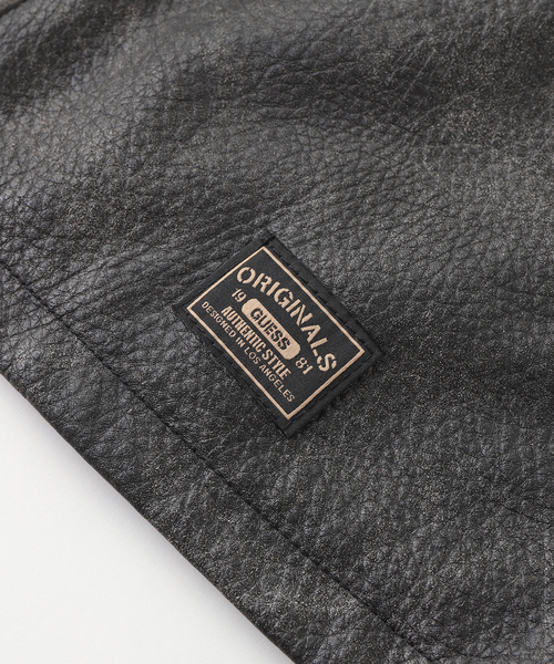 GUESS ORIGINALS 革ジャン ライダース GUESS Originals/ゲス