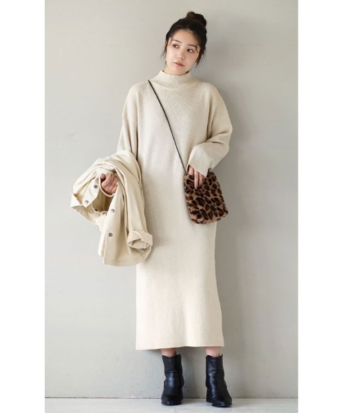「zootie」 長袖ワンピース L ブルー レディース_画像9