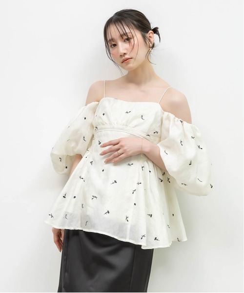 RANDA（ランダ） ブラウス シャツ 「Tulip Collection」3WAY ギャザー