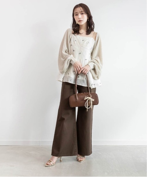 RANDA（ランダ） ブラウス シャツ 「Tulip Collection」3WAY ギャザー
