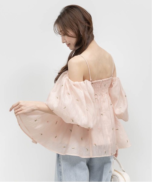 RANDA（ランダ） ブラウス シャツ 「Tulip Collection」3WAY ギャザー