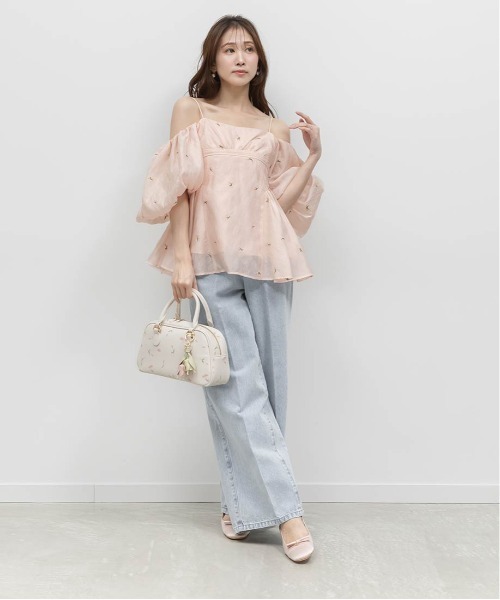 RANDA（ランダ） ブラウス シャツ 「Tulip Collection」3WAY ギャザー
