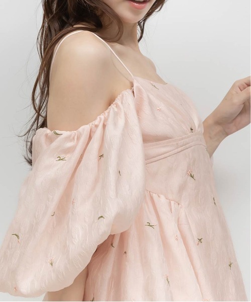 RANDA（ランダ） ブラウス シャツ 「Tulip Collection」3WAY ギャザー