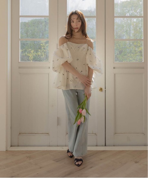 RANDA（ランダ） ブラウス シャツ 「Tulip Collection」3WAY ギャザー