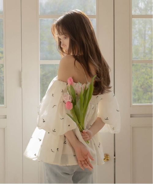 RANDA（ランダ） ブラウス シャツ 「Tulip Collection」3WAY ギャザー