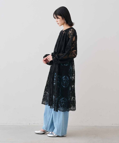 MEDE19F メデジュウキュウ ヴィンテージライク ネグリジェ風ワンピース MEDE19F（メデジュウキュウ） ワンピース ヴィンテージライクな総