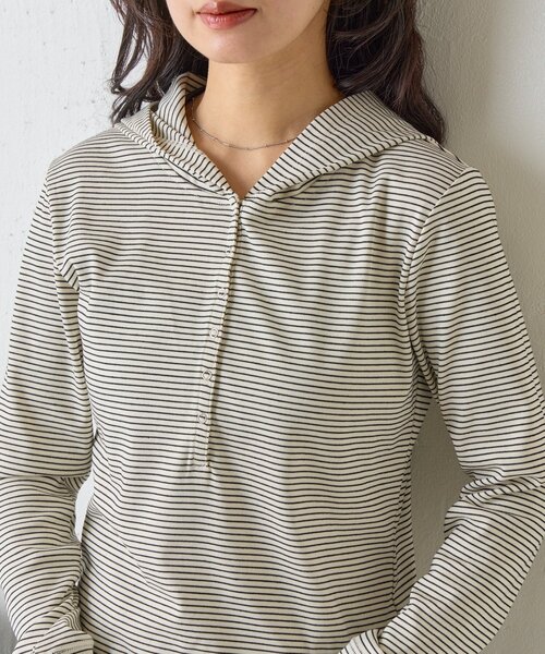coccoさま 専用 フーディー ロンT goocy（グーシー） tシャツ コンパクトフーディーロンT レディース