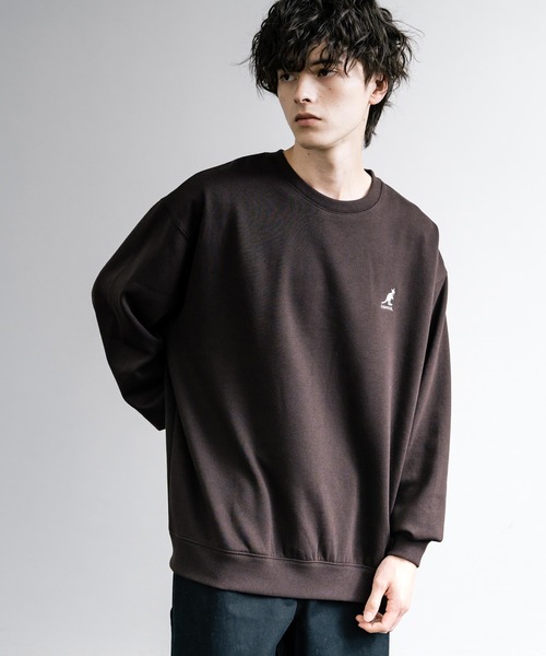 「KANGOL」 スウェットカットソー L ベージュ メンズ_画像9