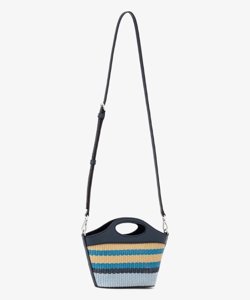 MICHAEL KORS かごバッグ 黒/ベージュ MICHAEL KORS（マイケルコース） かごバッグ カゴバッグ TATUM クロス