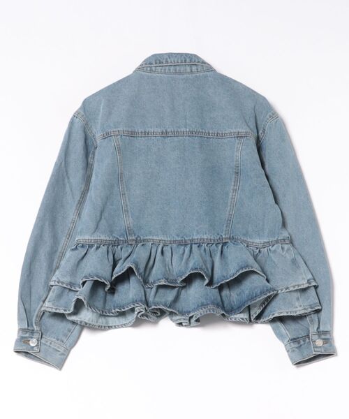 Myu（ミュー） デニムジャケット gジャン FRILL DENIM JACKET