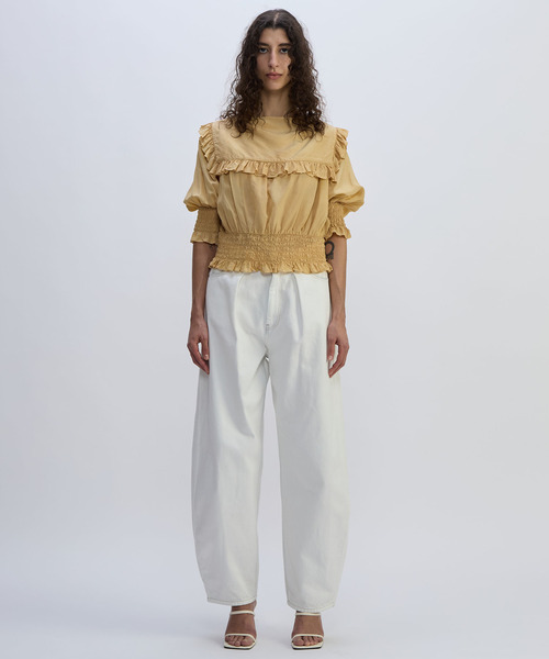 ブラウス シャツ Piece Dyeing Cupra Blouse レディースの画像