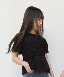 branshes（ブランシェス） tシャツ 「b.+A」金子綾/シャーリング半袖T