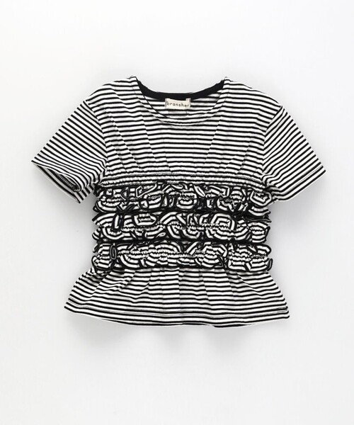 branshes（ブランシェス） tシャツ 「b.+A」金子綾/シャーリング半袖T