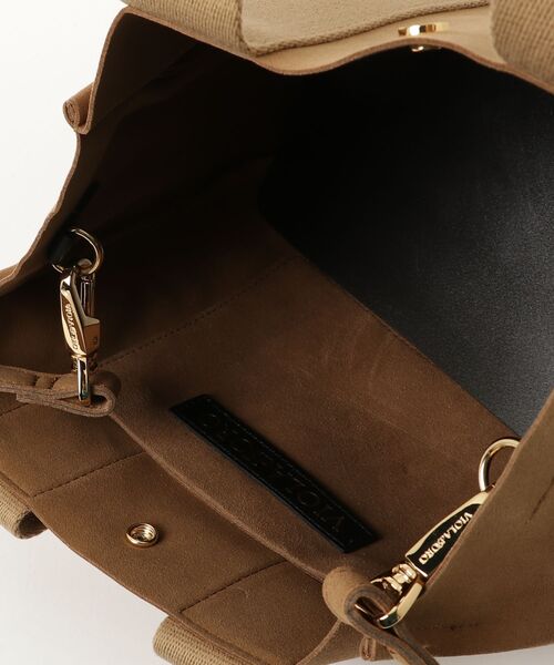 「VIOLAd'ORO」 2WAYバッグ - ベージュ レディース_画像4