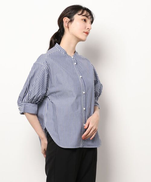 「Spick & Span」 7分袖ブラウス FREE ネイビー レディース_画像2