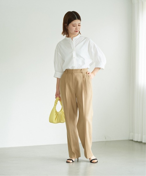 「Spick & Span」 7分袖ブラウス FREE ネイビー レディース_画像4