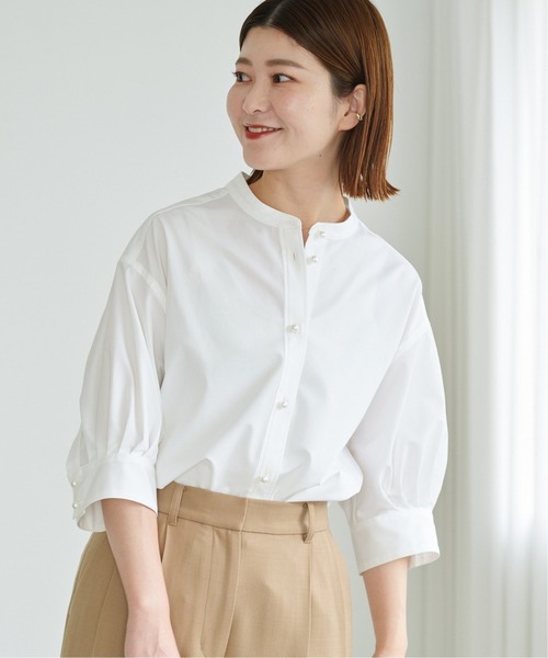 「Spick & Span」 7分袖ブラウス FREE ネイビー レディース_画像6