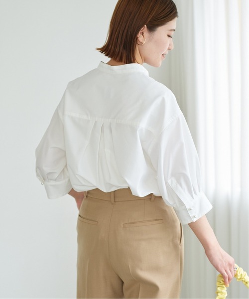 「Spick & Span」 7分袖ブラウス FREE ネイビー レディース_画像7