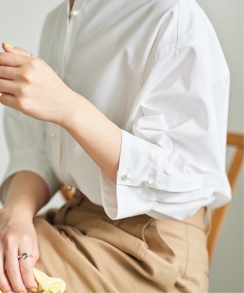 「Spick & Span」 7分袖ブラウス FREE ネイビー レディース_画像9