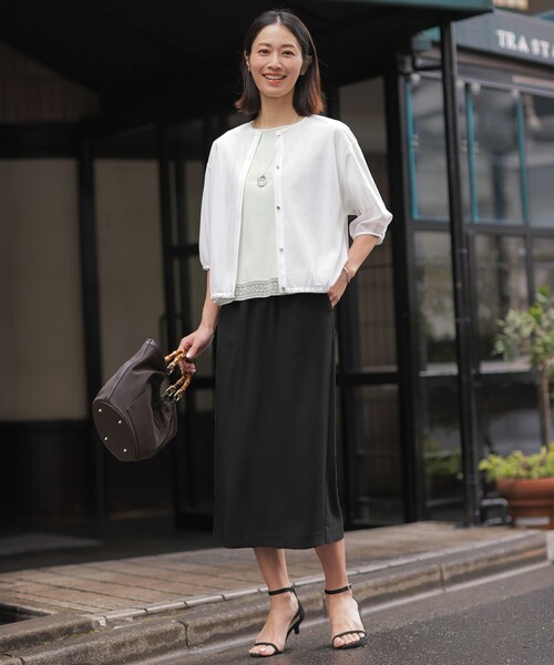 スカート 「セットアップ対応」Light ジョーゼット ナロー : ZOZOTOWN