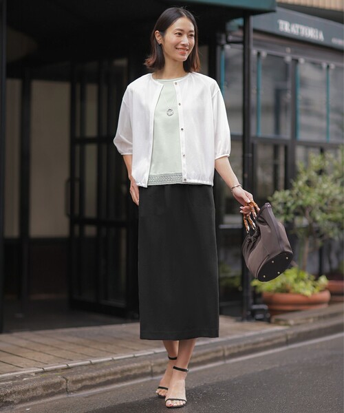 スカート 「セットアップ対応」Light ジョーゼット ナロー : ZOZOTOWN