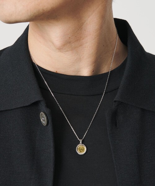 BEAUTY＆YOUTH UNITED ARROWS ネックレス BRASS コイン ネックレス