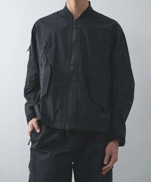 Heve クラウドブルゾン Black 黒 クラブ ROSCOE フルジップ ジャケット(アウター(ブルゾン、ウインド