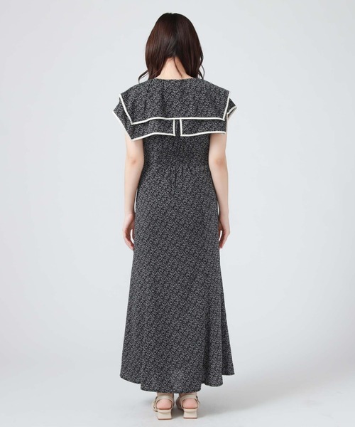 「archives」 ノースリーブワンピース MEDIUM ブルー レディース_画像2